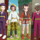A range of possible costumes and looks available in Pokemon Legends: Arceus.